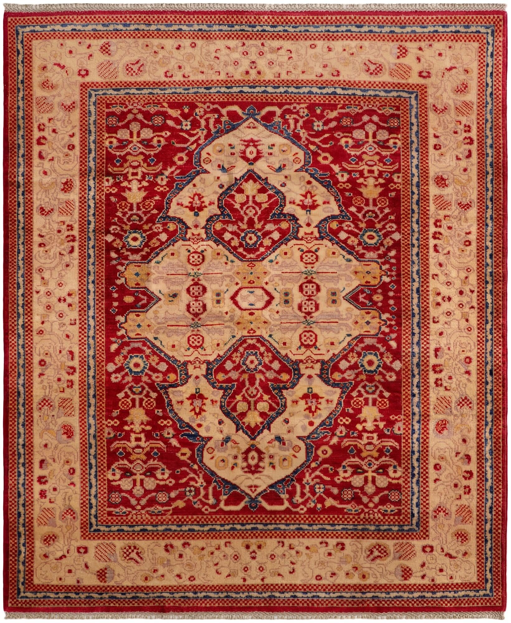 5' x 6' Hand Knotted Kazak Rug