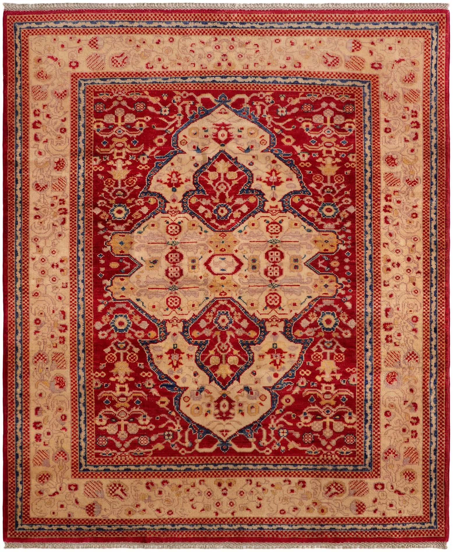 5' x 6' Hand Knotted Kazak Rug