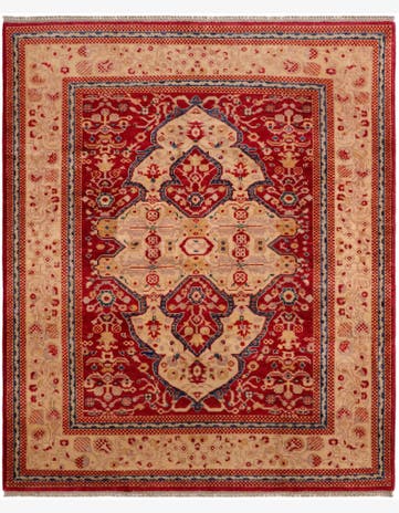 5' x 6' Hand Knotted Kazak Rug