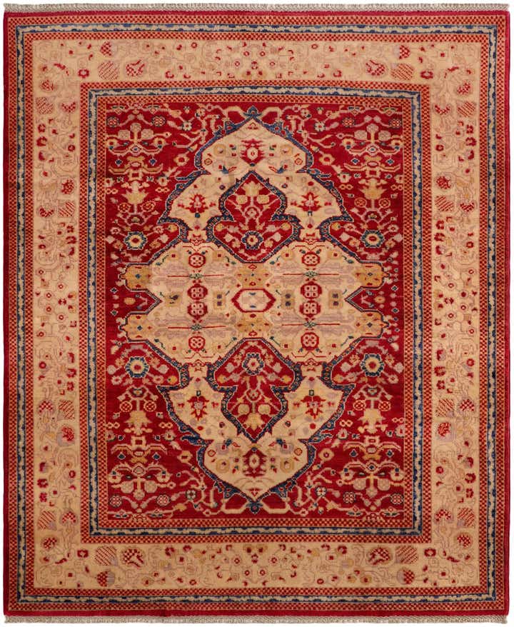 5' x 6' Hand Knotted Kazak Rug