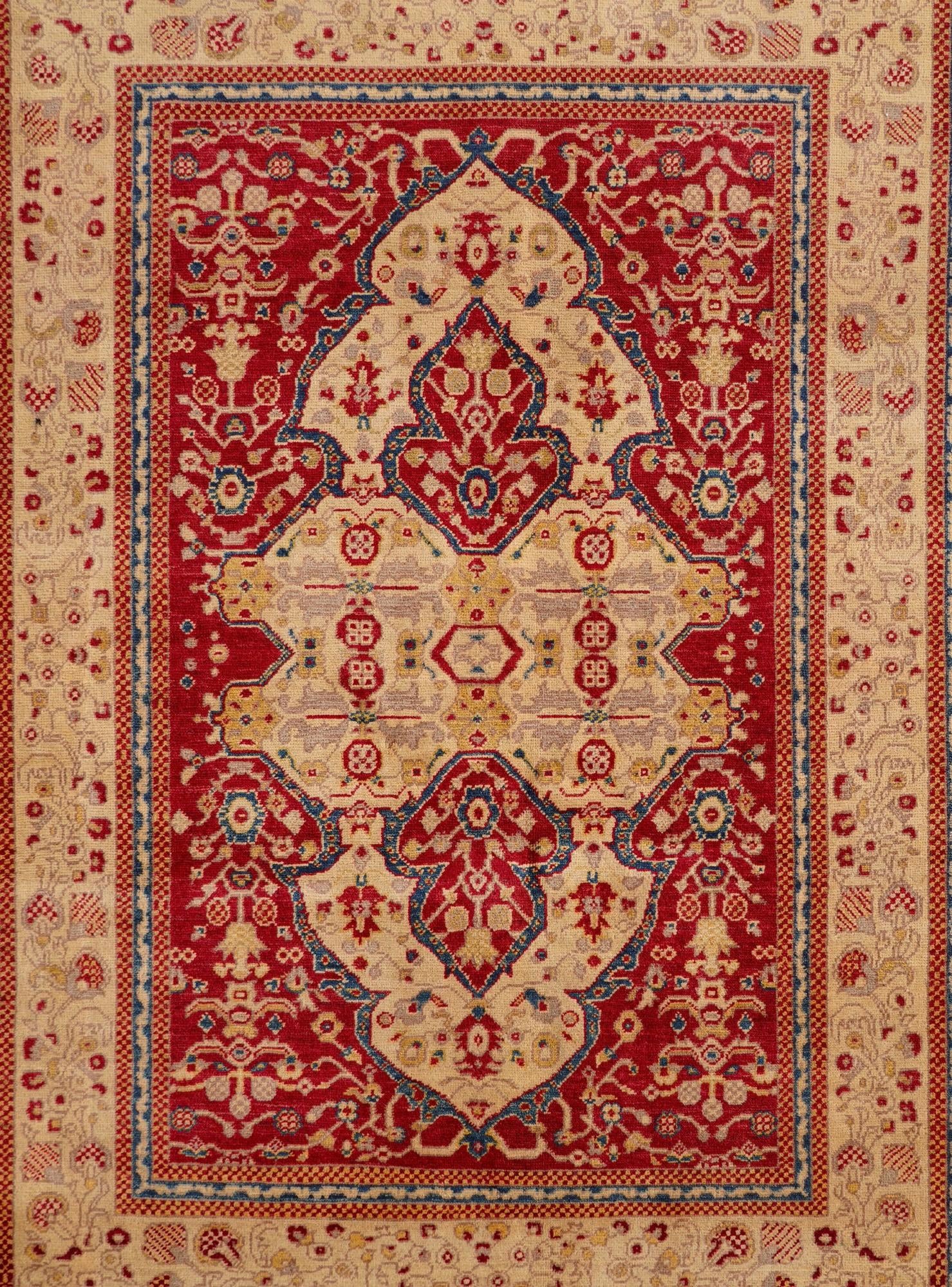 4' 10 x 6' 10 Hand Knotted Kazak Rug