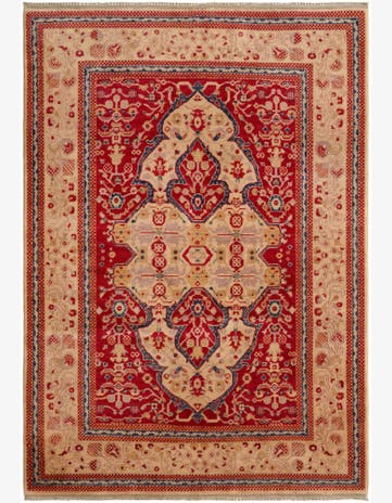4' 10 x 6' 10 Hand Knotted Kazak Rug