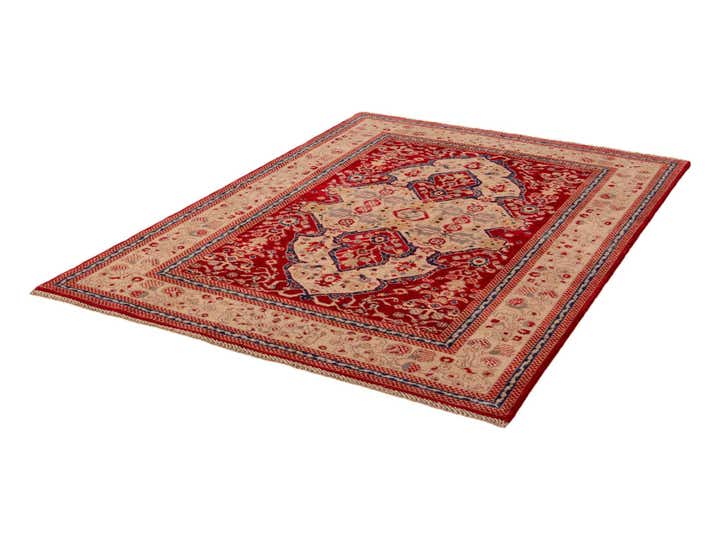 5' x 6' 11 Hand Knotted Kazak Rug