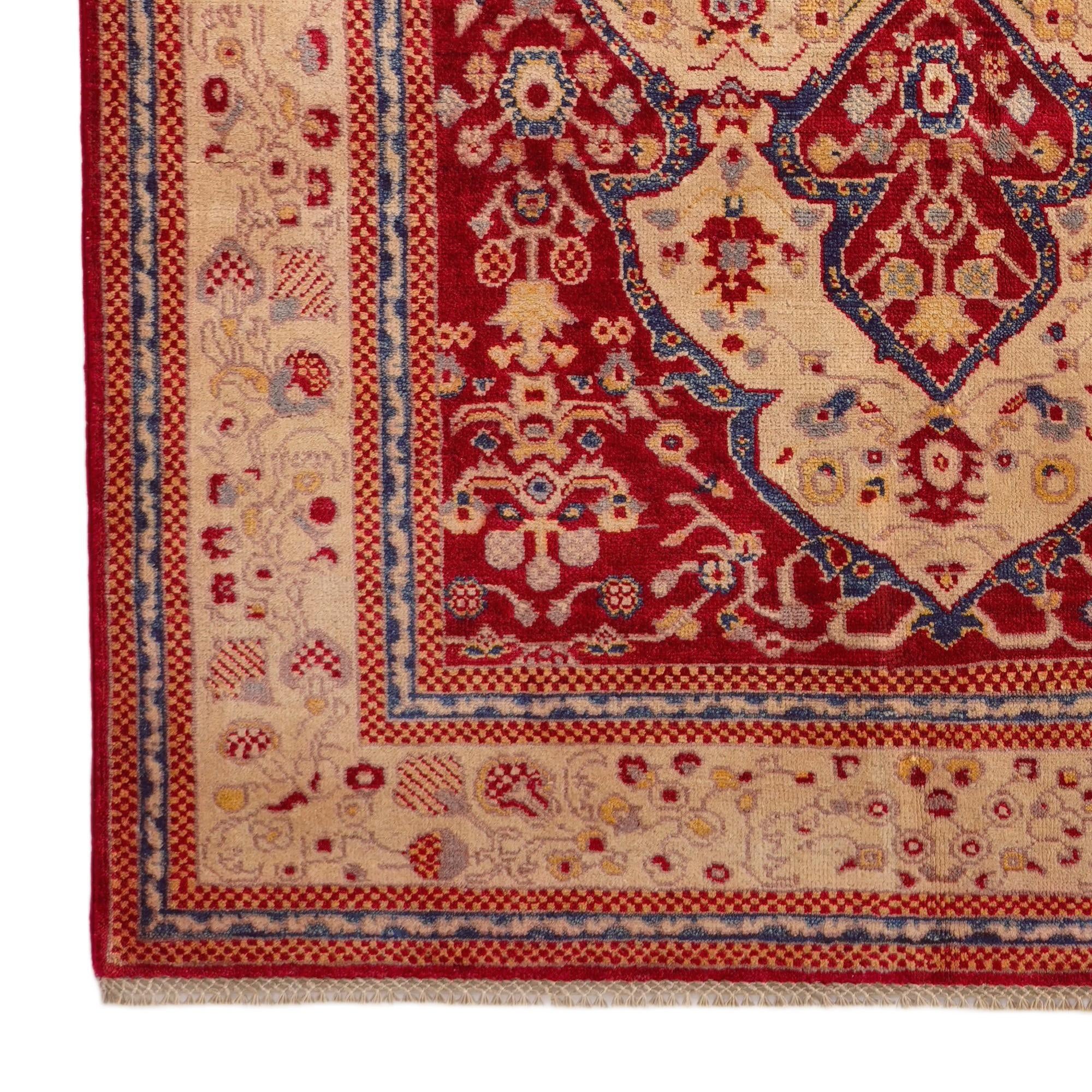 5' x 6' 11 Hand Knotted Kazak Rug