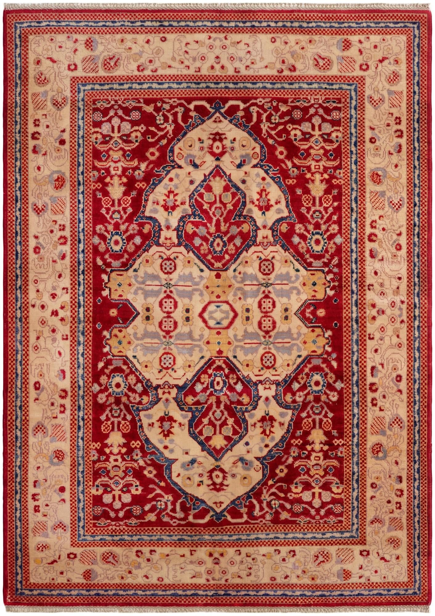 5' x 6' 11 Hand Knotted Kazak Rug