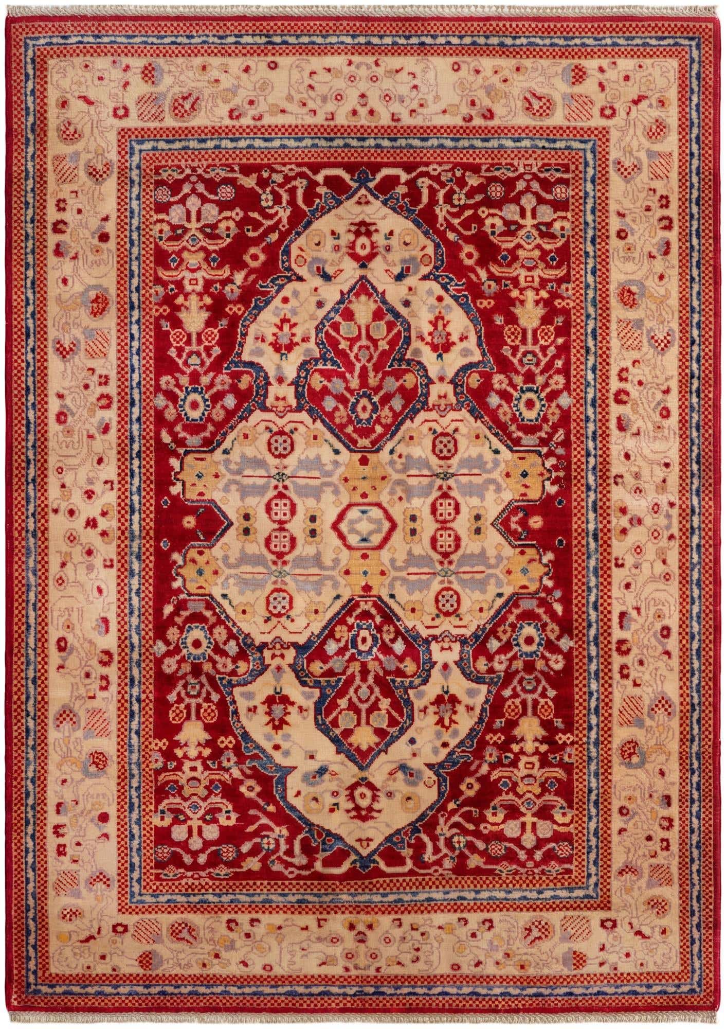 5' x 6' 11 Hand Knotted Kazak Rug