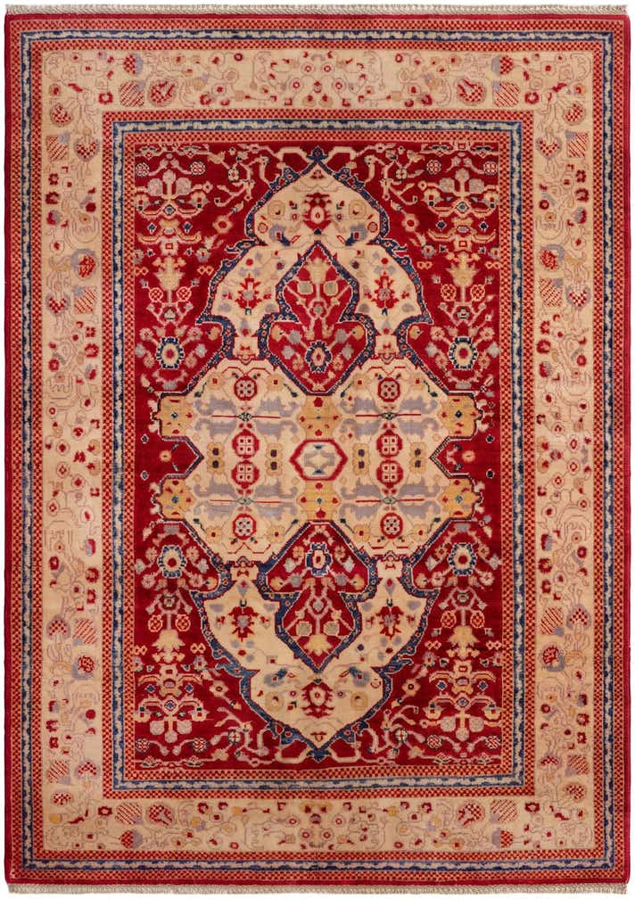 5' x 6' 11 Hand Knotted Kazak Rug
