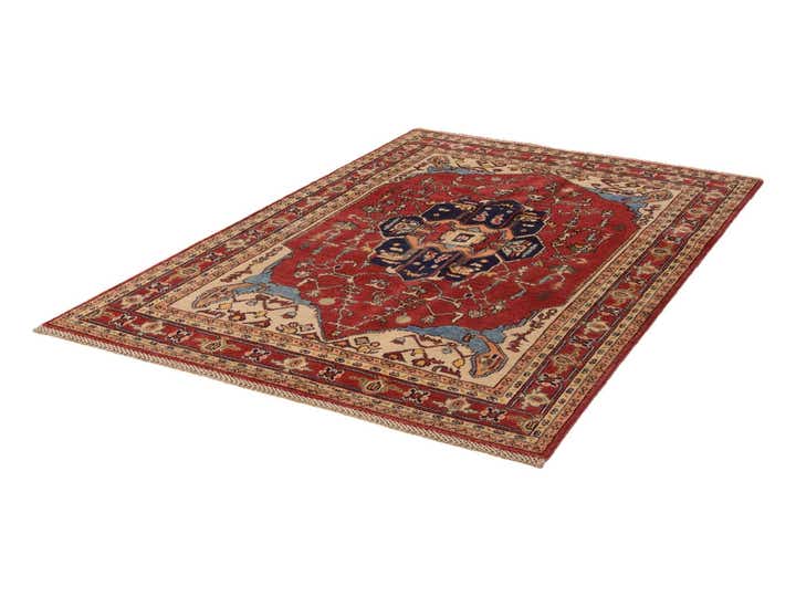 4' 1 x 6' Hand Knotted Kazak Rug