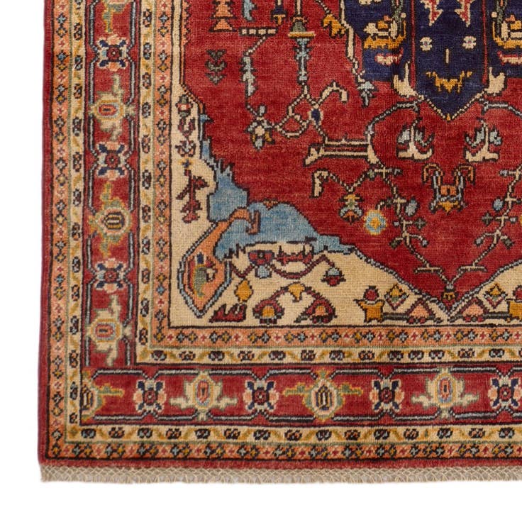 Detail image of 4' 1 x 6' Hand Knotted Kazak Rug
