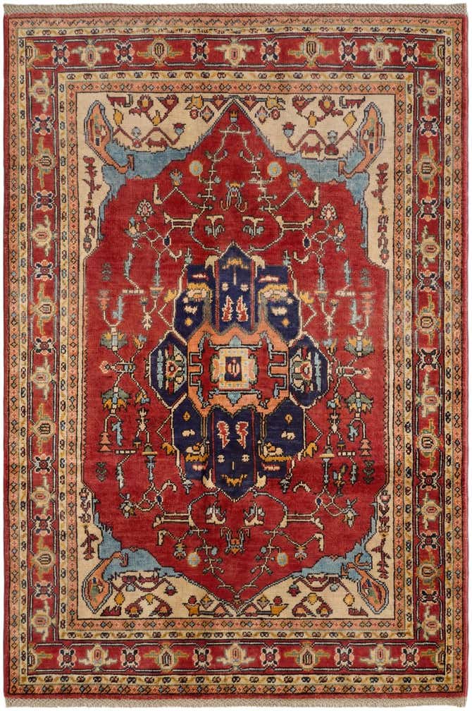 4' 1 x 6' Hand Knotted Kazak Rug
