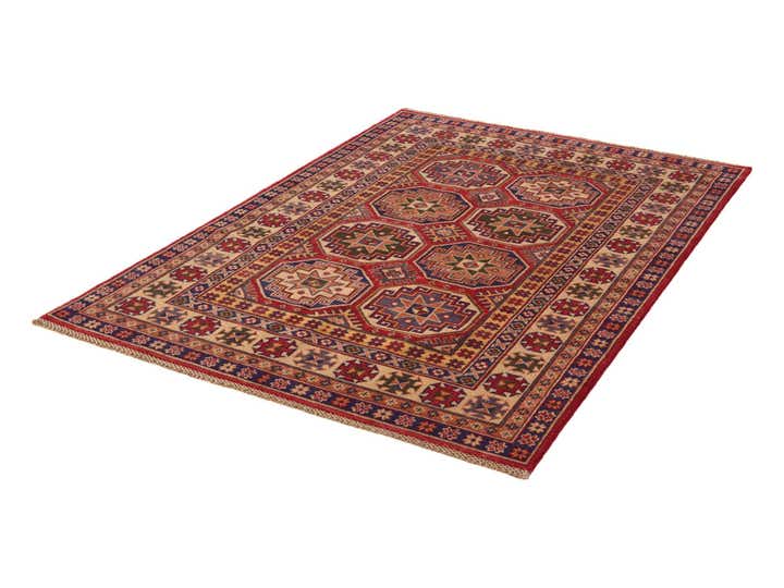 4' 3 x 6' 2 Hand Knotted Kazak Rug