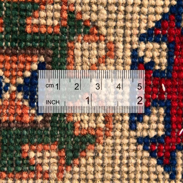 Detail image of 4' 3 x 6' 2 Hand Knotted Kazak Rug