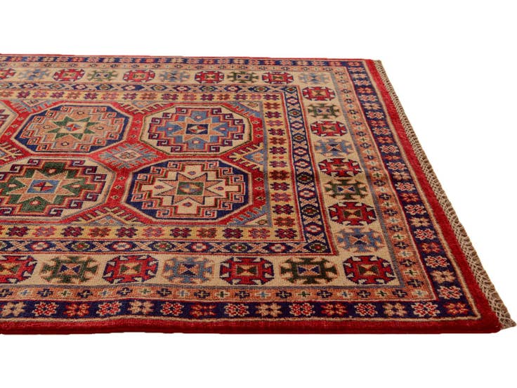 Detail image of 3' 10 x 6' 1 Hand Knotted Kazak Rug