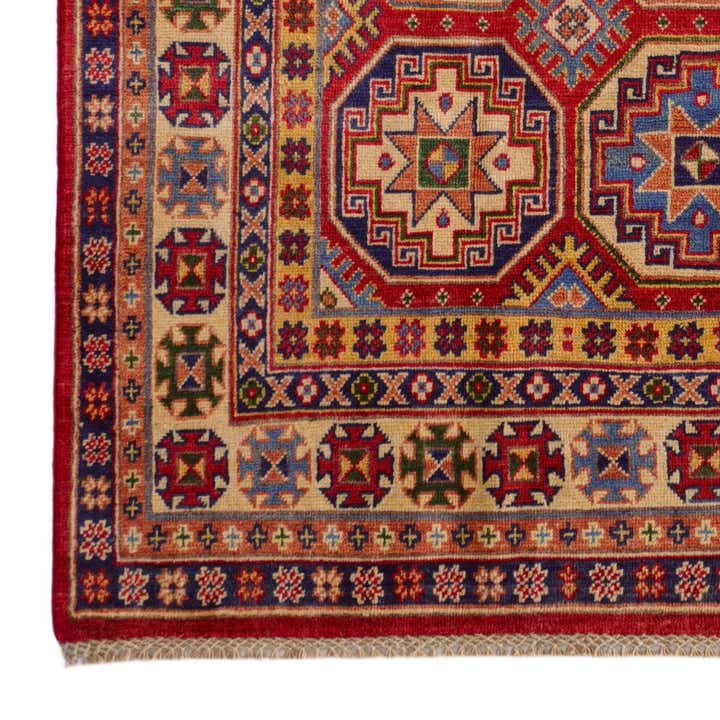 3' 10 x 6' 1 Hand Knotted Kazak Rug