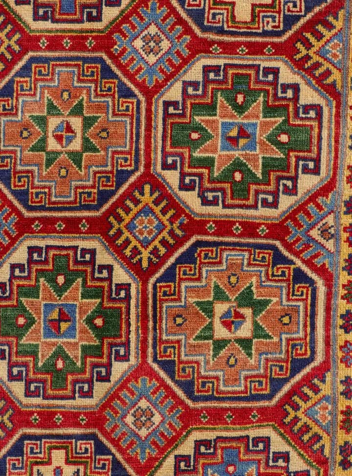 3' 10 x 6' 1 Hand Knotted Kazak Rug