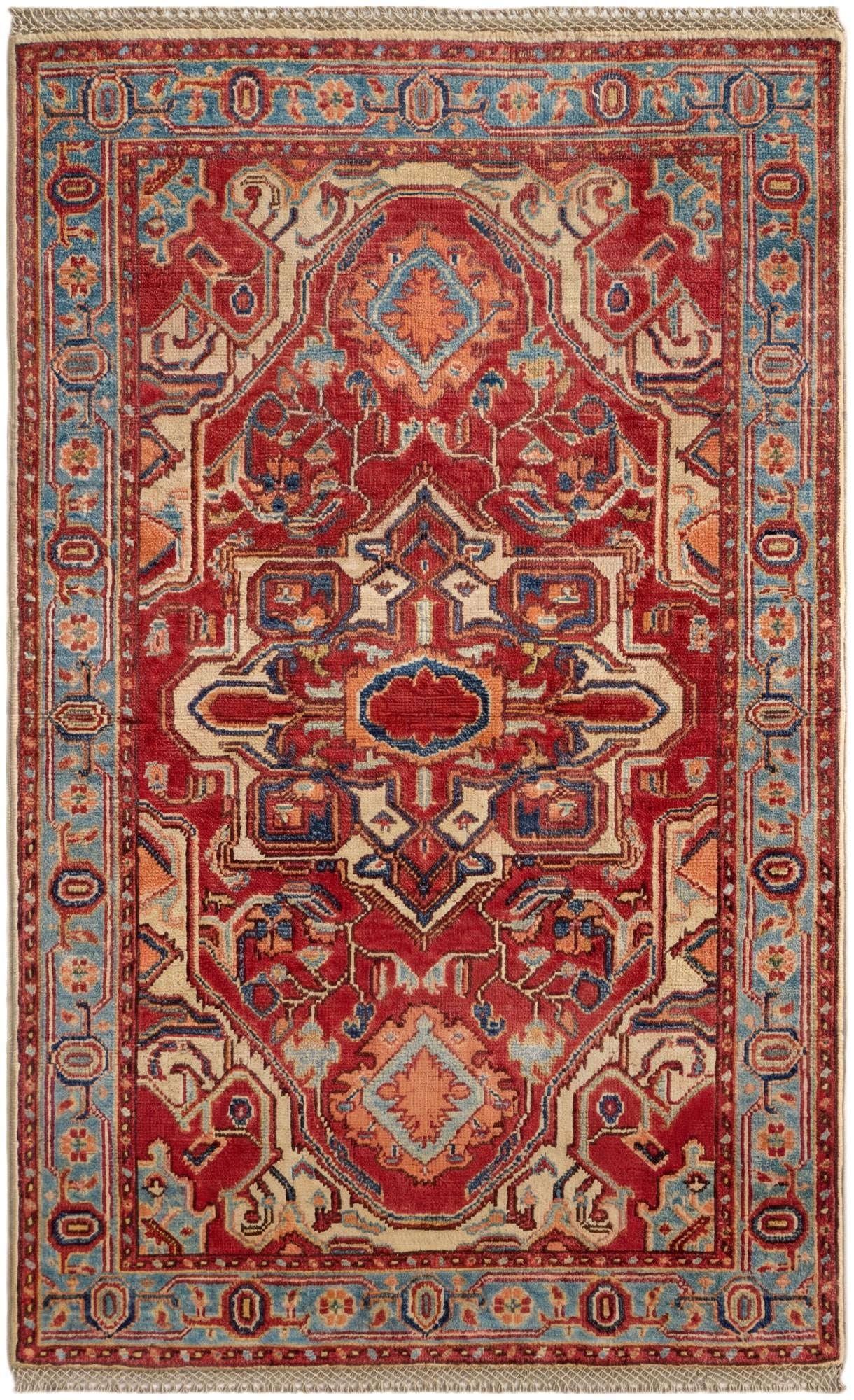3' x 5' Hand Knotted Kazak Rug