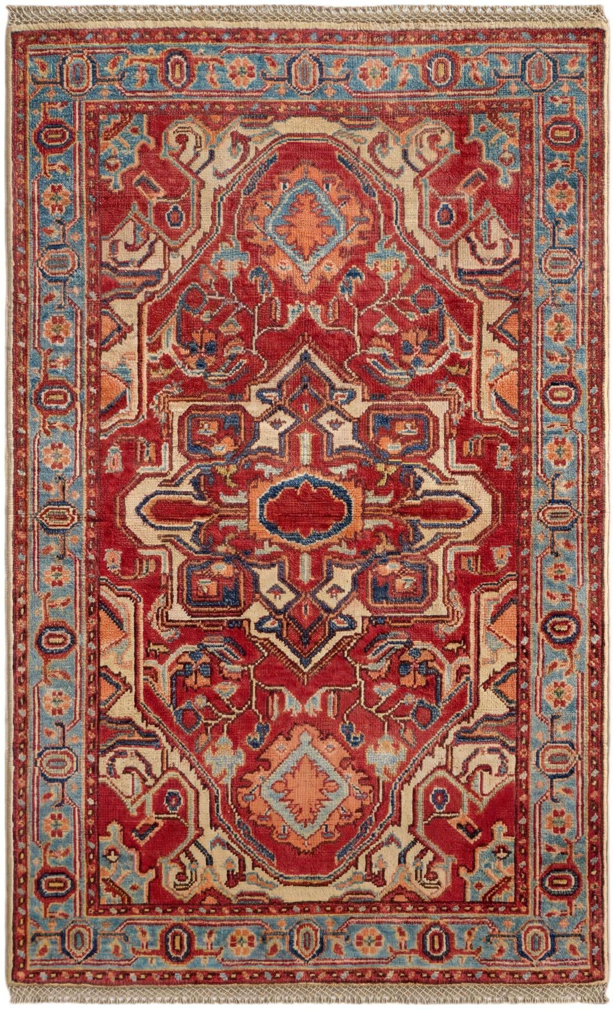 3' x 5' Hand Knotted Kazak Rug