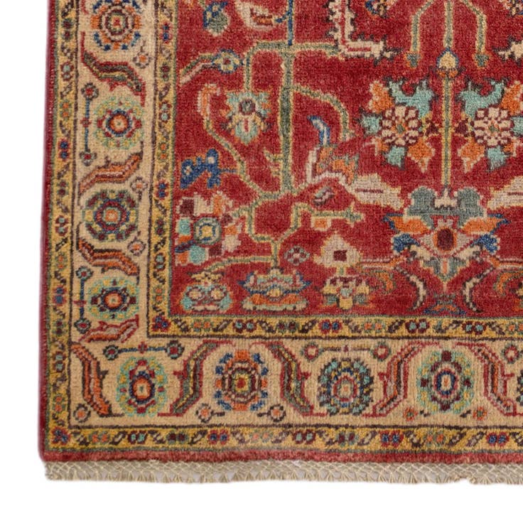 Detail image of 3' x 4' 11 Hand Knotted Kazak Rug