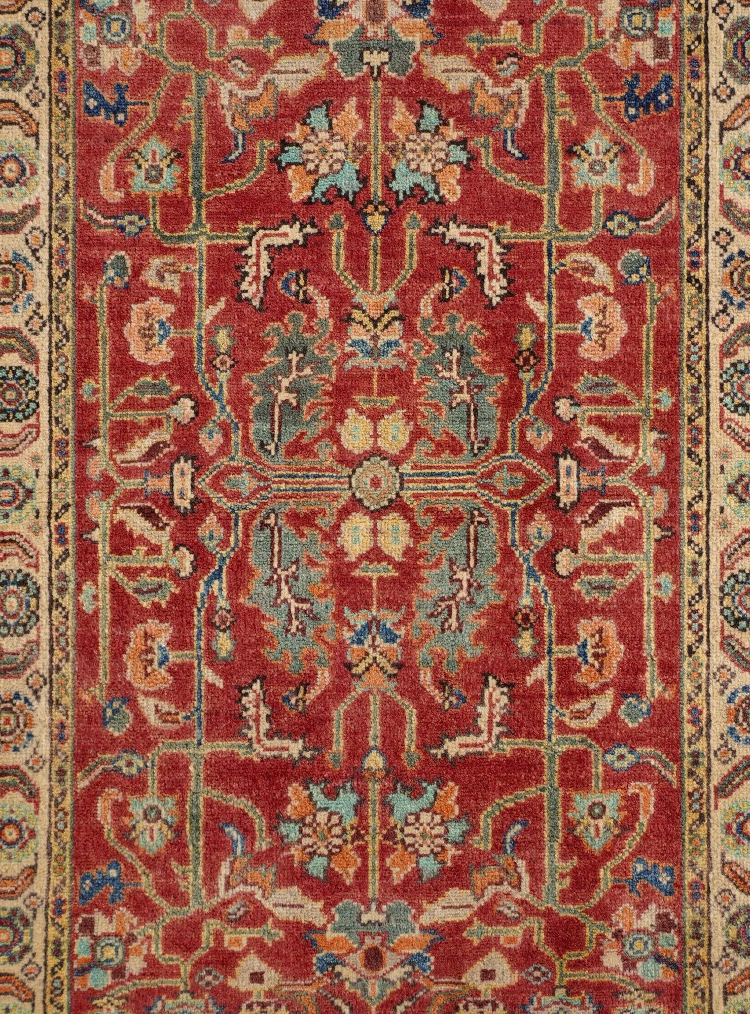 3' x 4' 11 Hand Knotted Kazak Rug