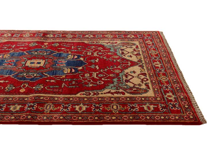 3' 2 x 4' 10 Hand Knotted Kazak Rug