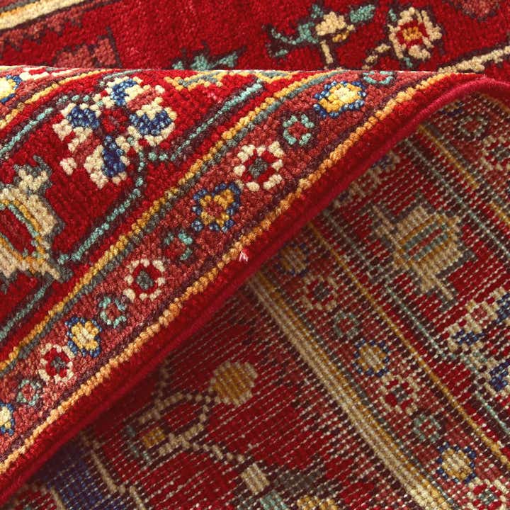 3' 2 x 4' 10 Hand Knotted Kazak Rug