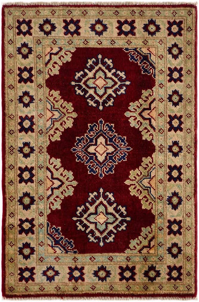 2' x 2' 11 Hand Knotted Kazak Rug