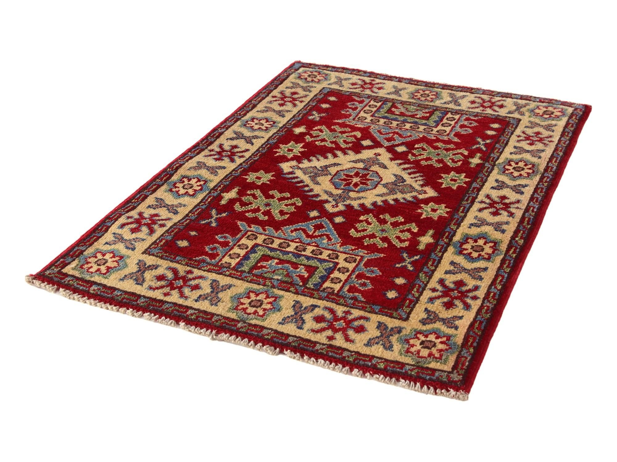 2' 1 x 2' 11 Hand Knotted Kazak Rug