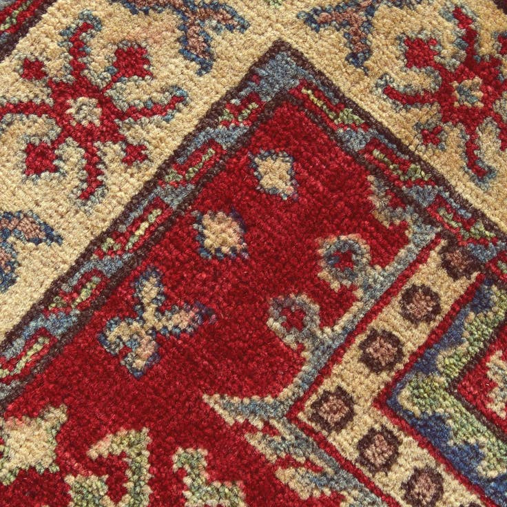 Detail image of 2' 1 x 2' 11 Hand Knotted Kazak Rug