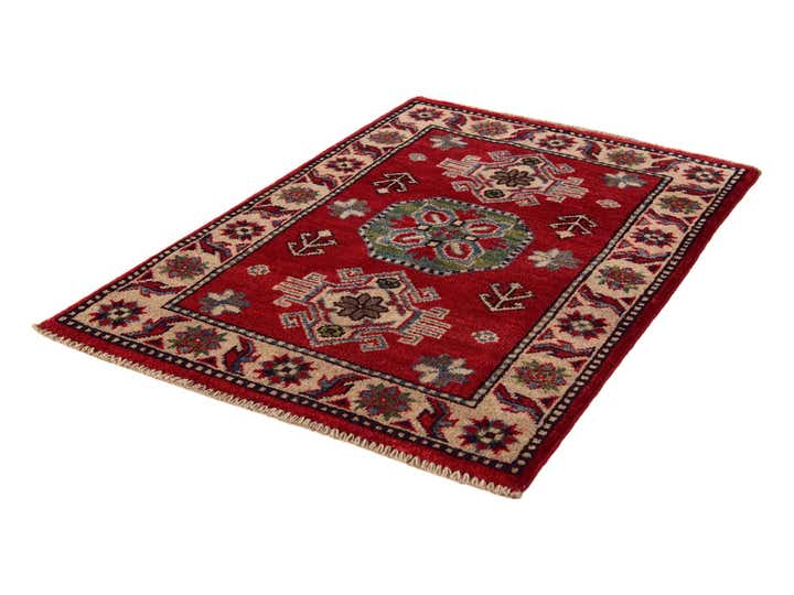 2' x 2' 11 Hand Knotted Kazak Rug