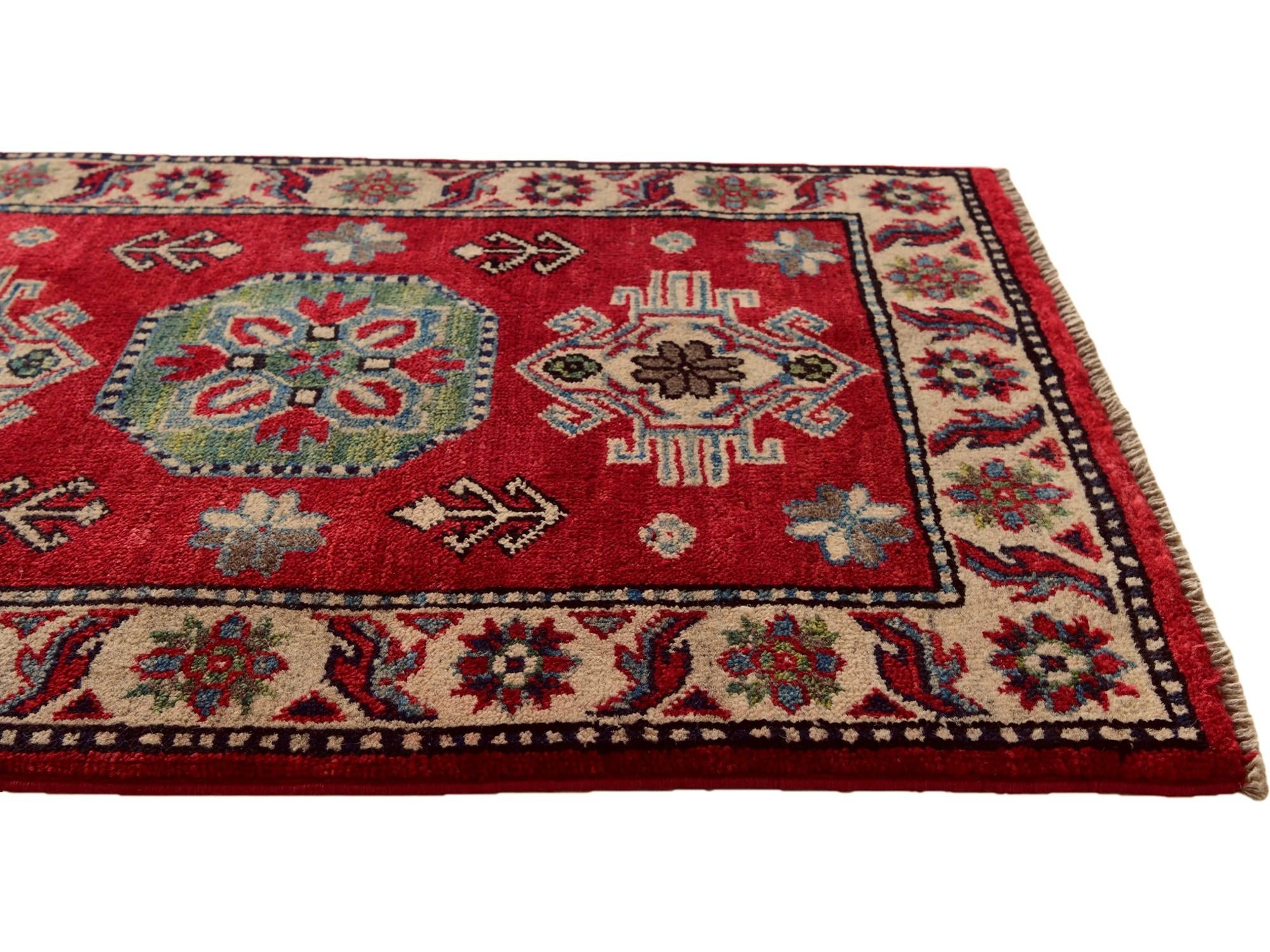 2' x 2' 11 Hand Knotted Kazak Rug