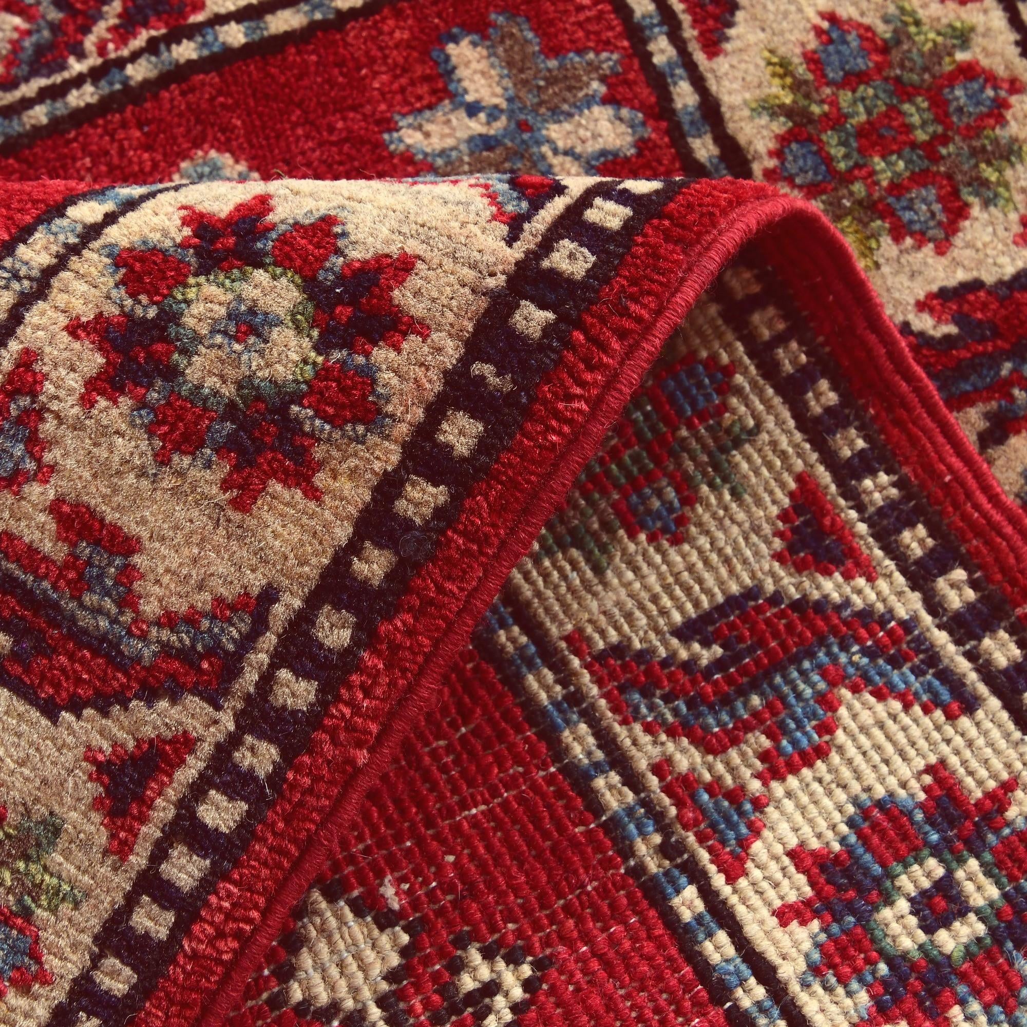 2' x 2' 11 Hand Knotted Kazak Rug