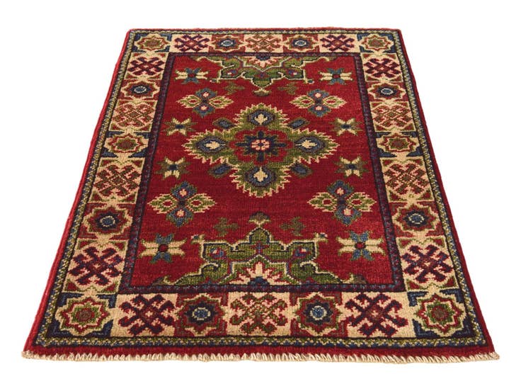 Detail image of 2' x 3' Hand Knotted Kazak Rug