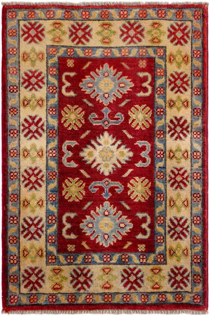 2' x 3' Hand Knotted Kazak Rug
