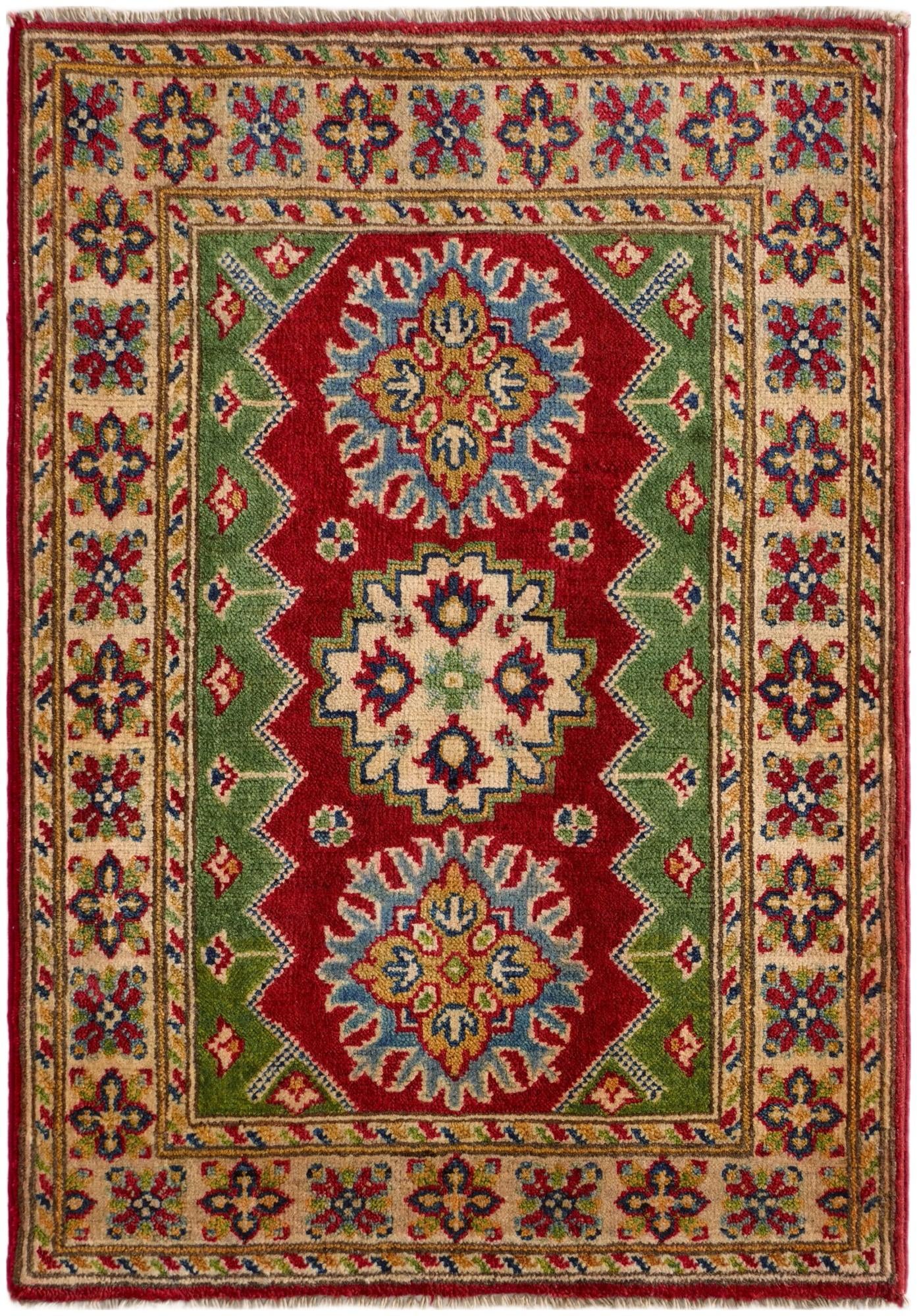 2' 2 x 3' 1 Hand Knotted Kazak Rug