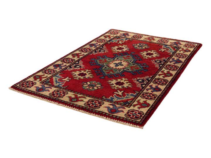 2' x 3' 1 Hand Knotted Kazak Rug