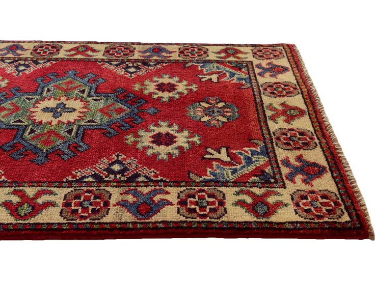 Detail image of 2' x 3' 1 Hand Knotted Kazak Rug