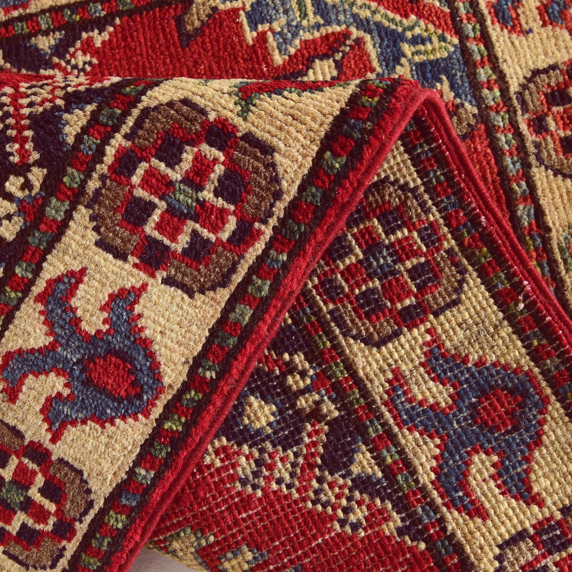 2' x 3' 1 Hand Knotted Kazak Rug