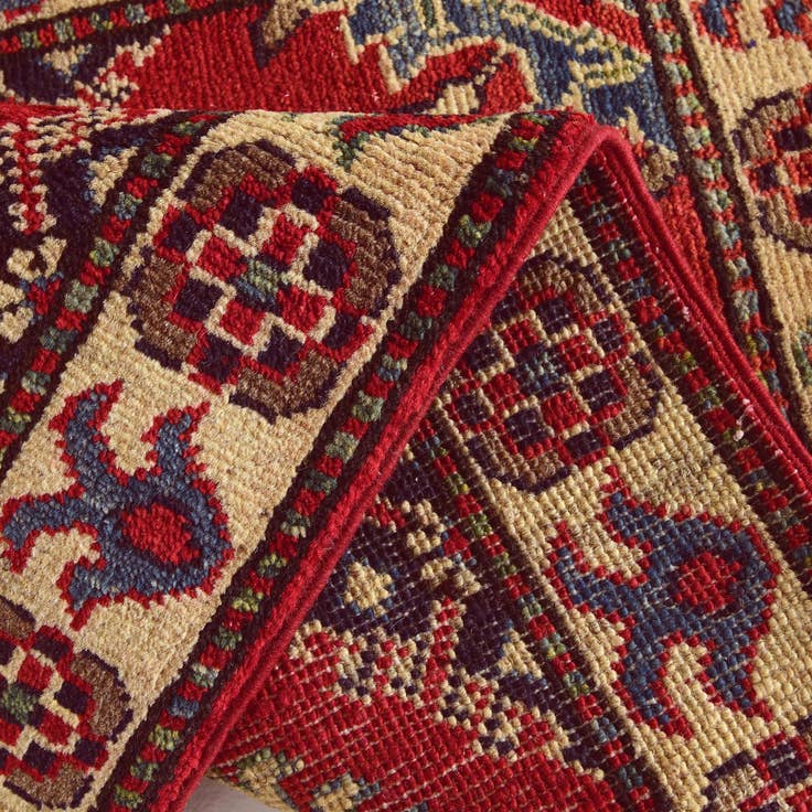 Detail image of 2' x 3' 1 Hand Knotted Kazak Rug