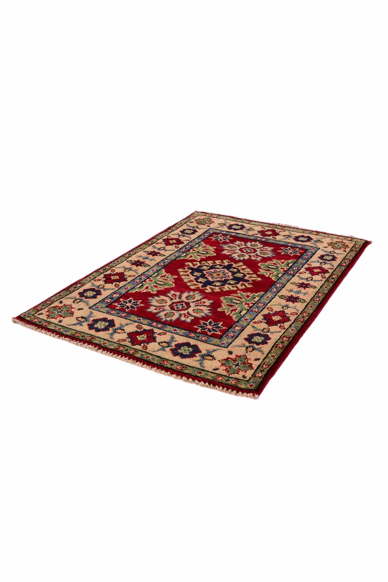 2' x 3' Hand Knotted Kazak Rug