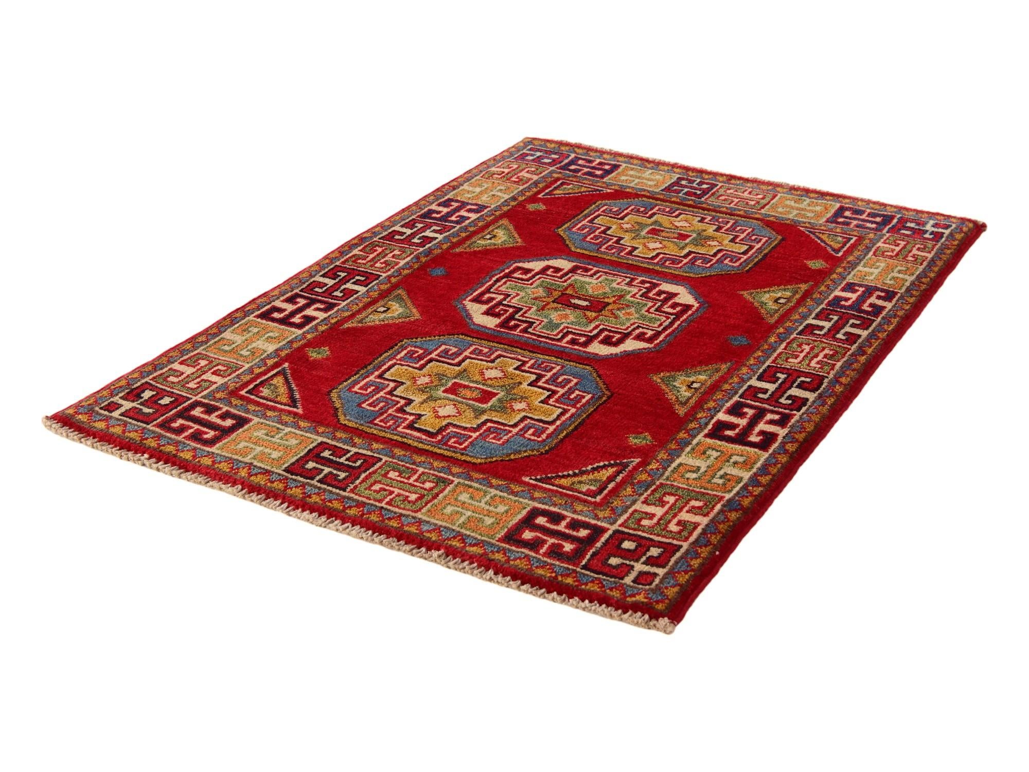 2' 1 x 2' 11 Hand Knotted Kazak Rug