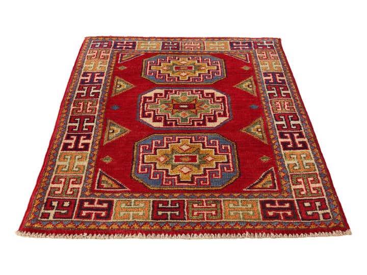 2' 1 x 2' 11 Hand Knotted Kazak Rug