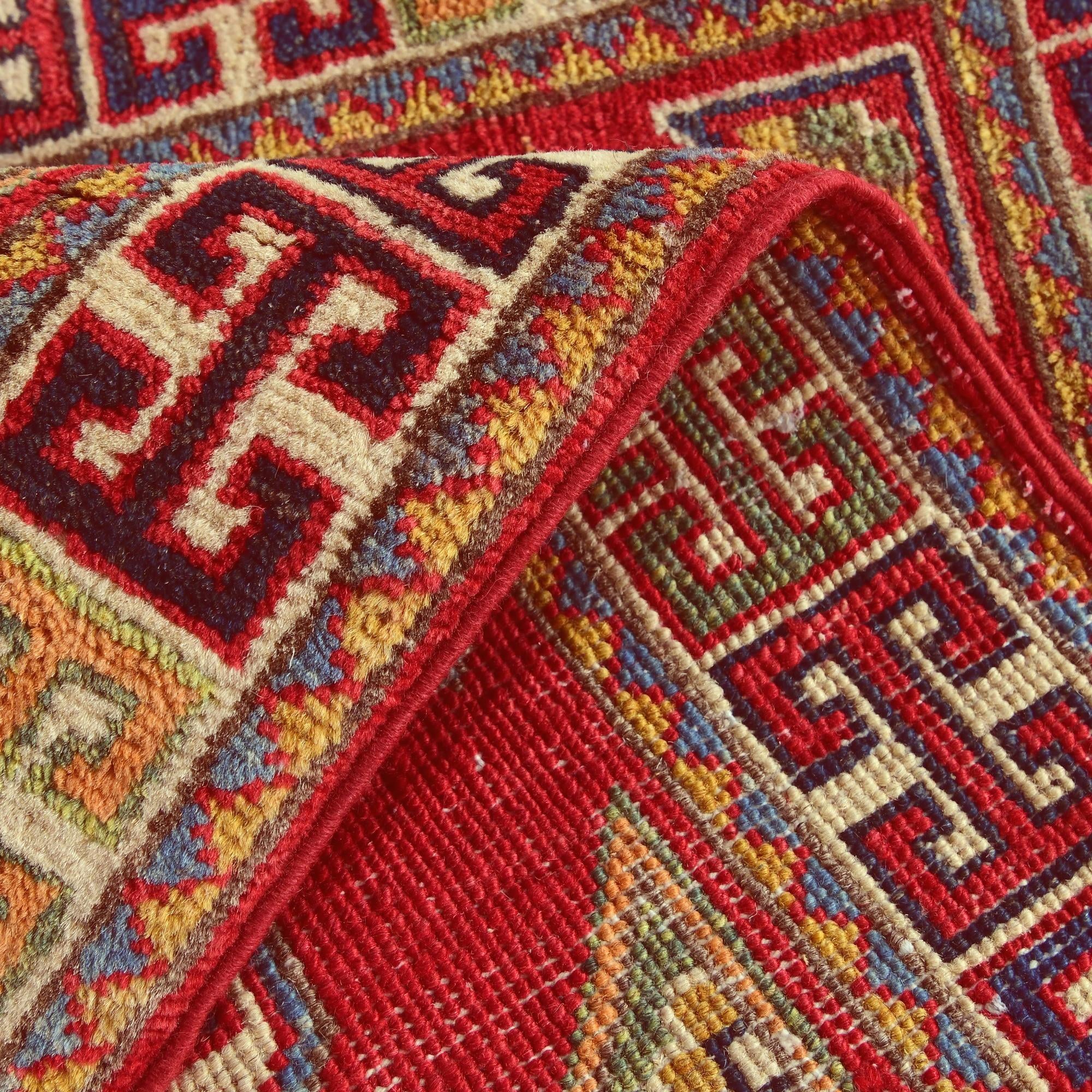 2' 1 x 2' 11 Hand Knotted Kazak Rug