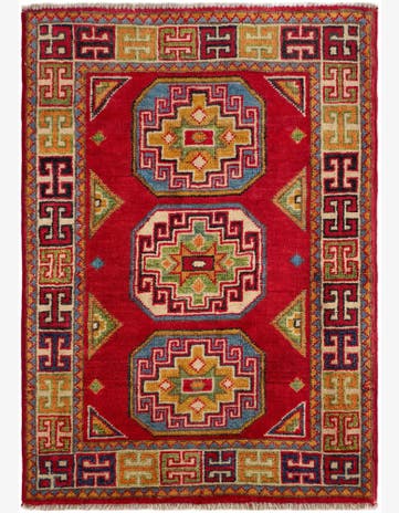 2' 1 x 2' 11 Hand Knotted Kazak Rug