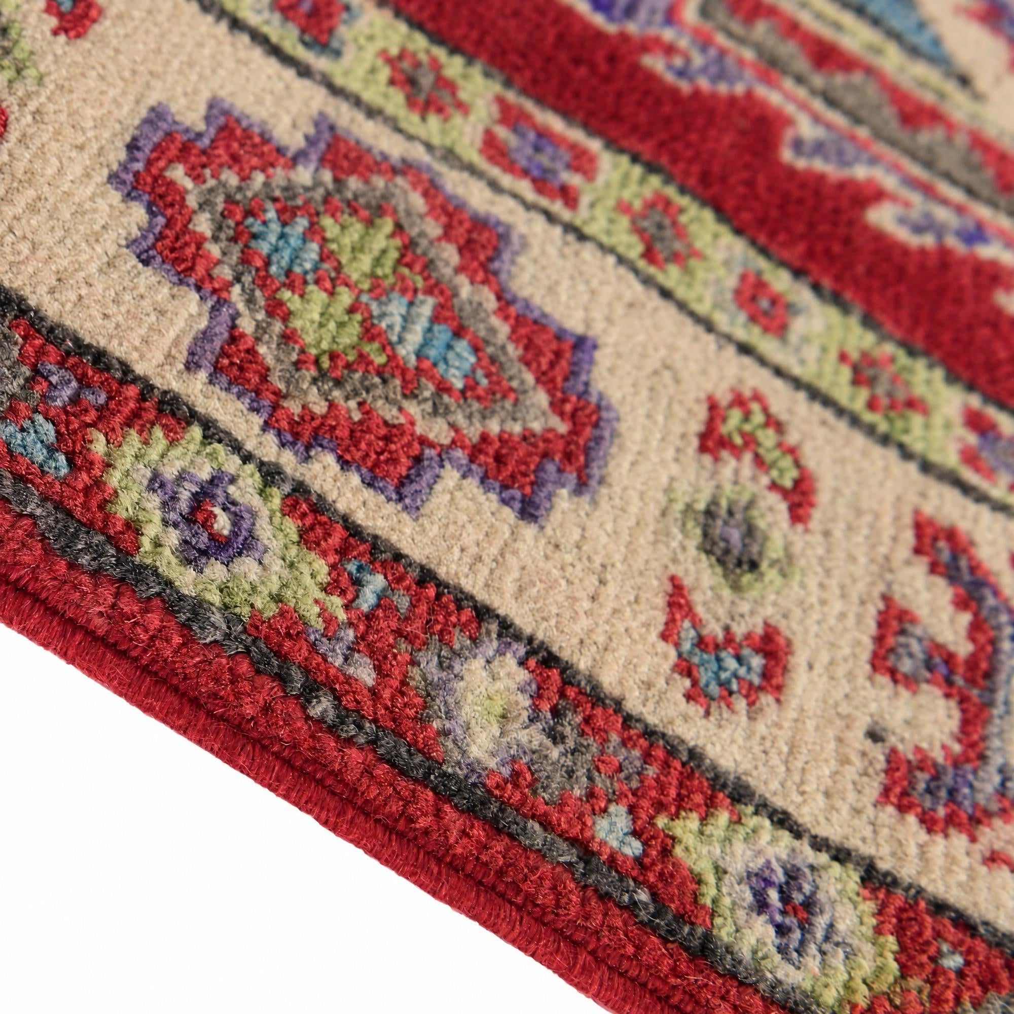 Detail image 8 of 12: 2' 1 x 3' Hand Knotted Kazak Rug
