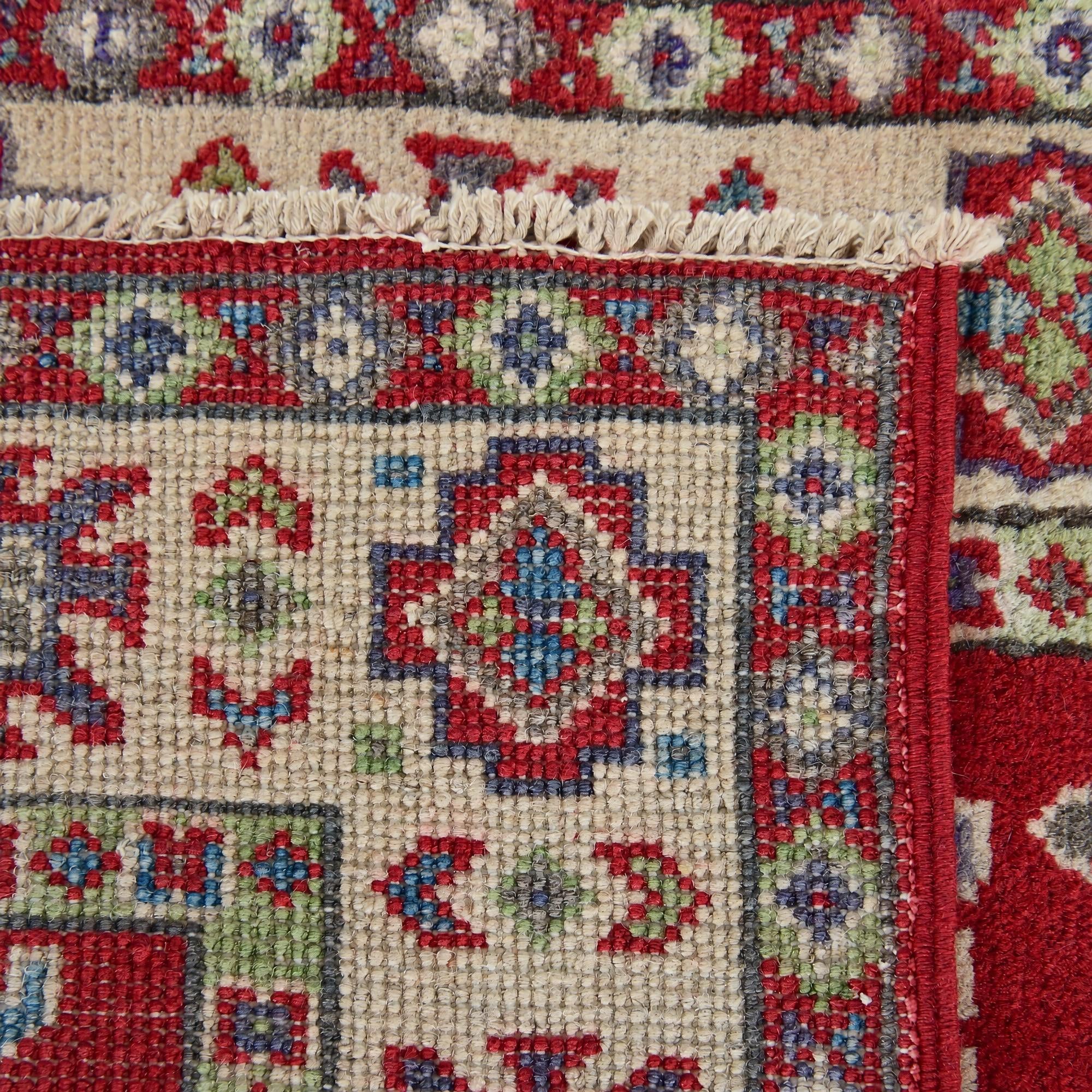 Detail image 12 of 12: 2' 1 x 3' Hand Knotted Kazak Rug
