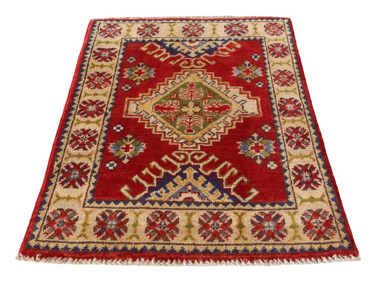 Detail image of 2' 1 x 3' 1 Hand Knotted Kazak Rug