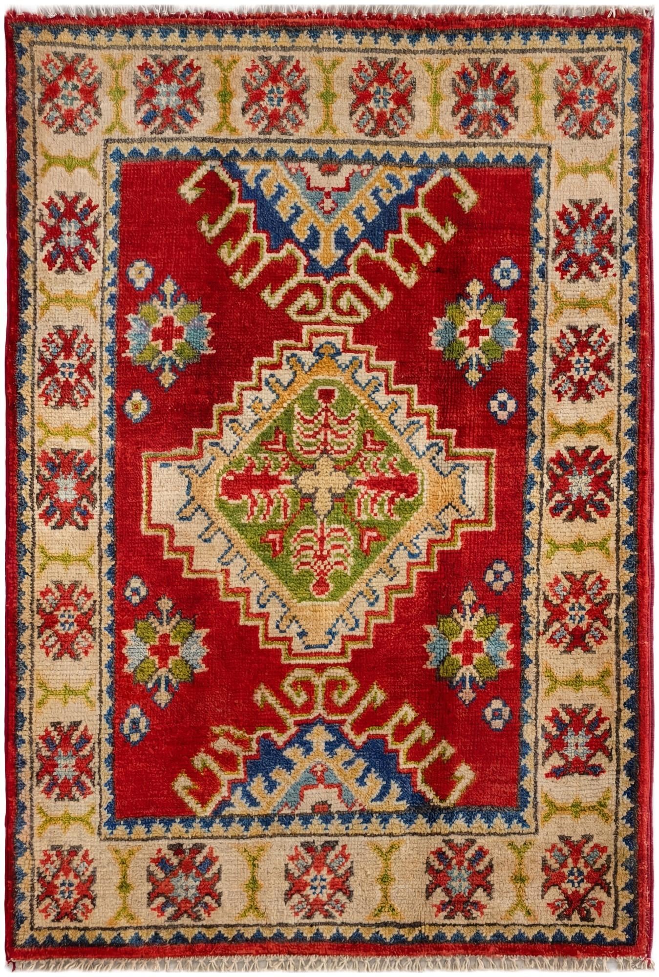 2' 1 x 3' 1 Hand Knotted Kazak Rug