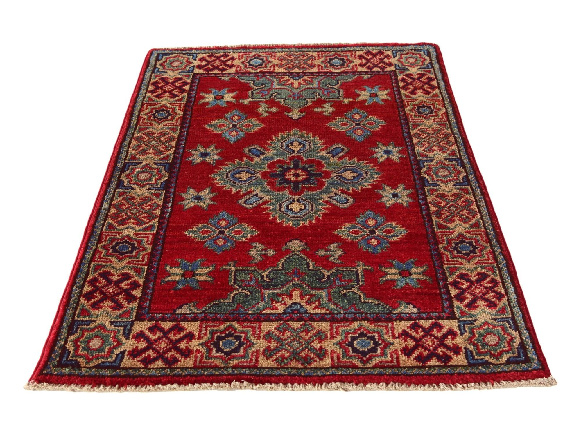 2' 2 x 3' 2 Hand Knotted Kazak Rug