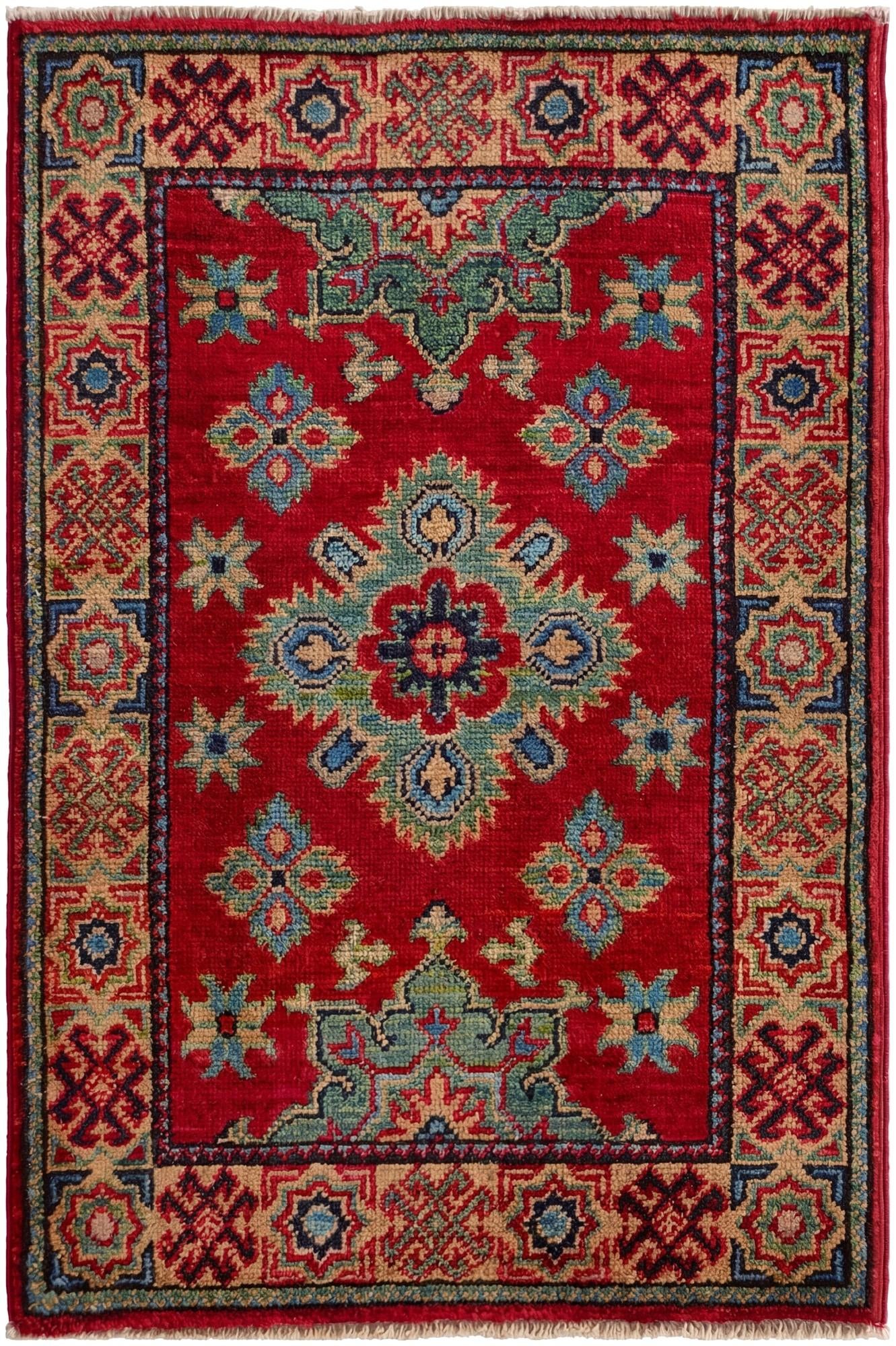 2' 2 x 3' 2 Hand Knotted Kazak Rug