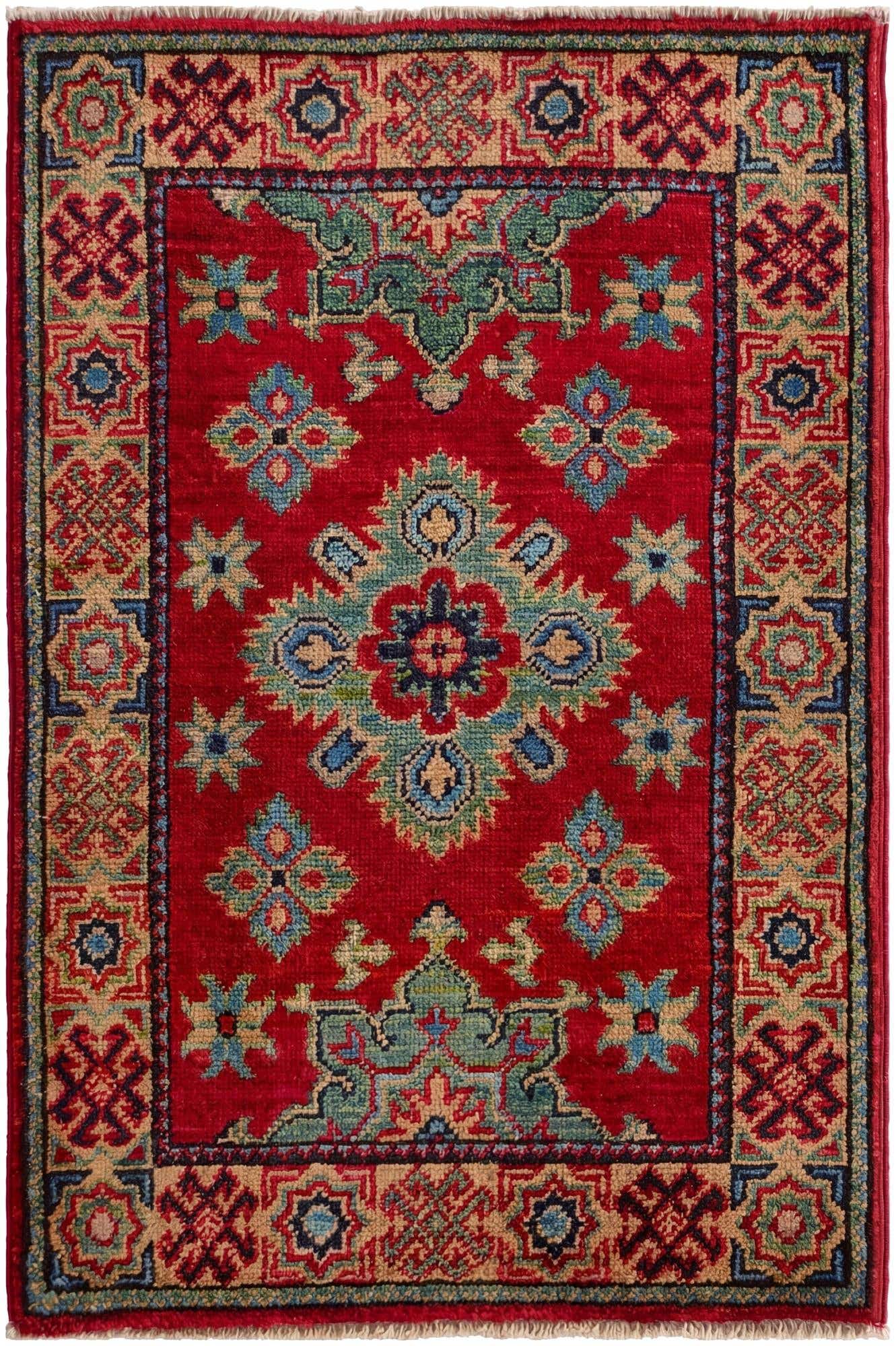 2' 2 x 3' 2 Hand Knotted Kazak Rug